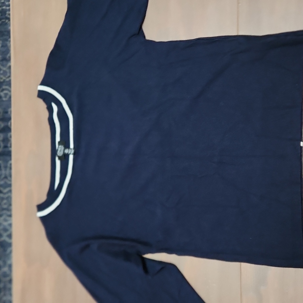 Jones New York Navy Blue & White Sweater Small Classic Nautical - Picture 5 of 8